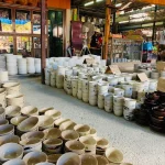 ตลาดโก้งโค้ง อยุธยา